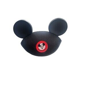 Mickey Mouse Ears Felt with Plastic Ears  Vintage from Disney World Size Infant